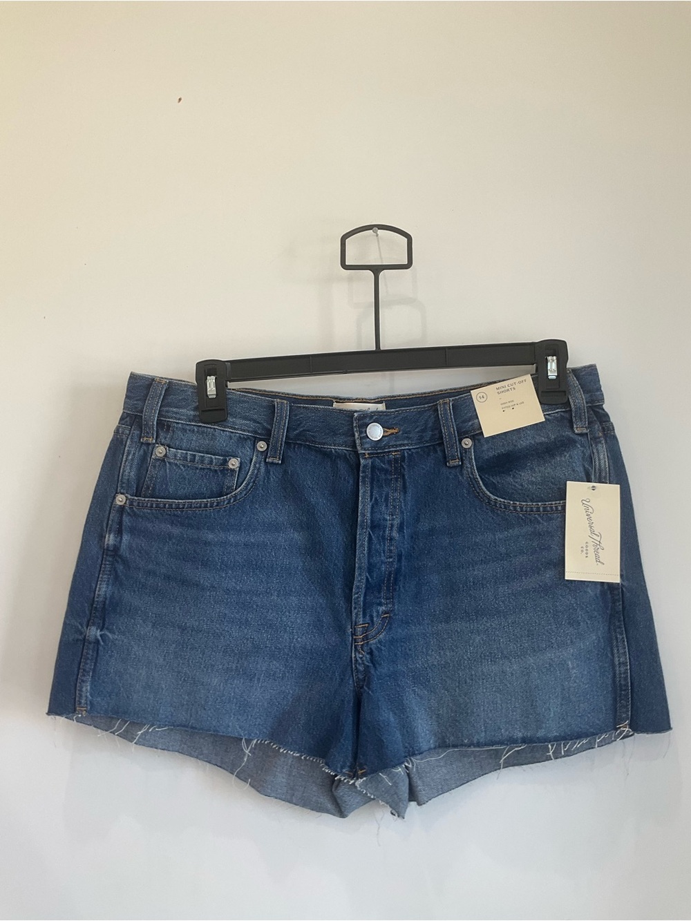 Universal Thread Dark Blue Denim Cutoff Shorts